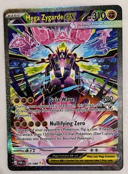 Pokemon - Mega Zygarde EX SIR 120/088 Full Art Holo - Perfect Order - Near Mint - Image 1