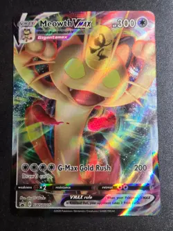 Meowth VMAX SWSH005 NM Normal Size Sword & Shield Promo Promo Pokemon - Image 1