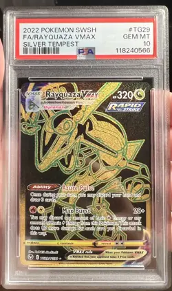 Pokemon TCG Rayquaza VMAX TG29/TG30 SWSH12 Sword & Shield PSA 10 - Image 1