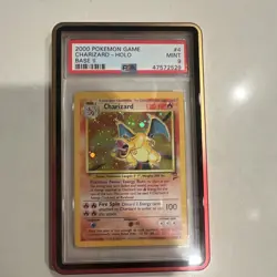 Pokemon TCG Charizard 004/130 Base Set 2 Holo PSA 9 Mint 2000 English - Image 1