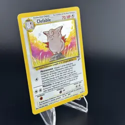 Pokemon TCG Clefable 5/130 Base Set 2 Holo Rare Eng - Image 3