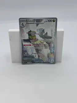 Pokemon TCG Fraxure 077/064 Shrouded Fable Illustration Rare Holo Card - Image 1