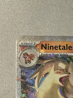 Pokemon Ninetales EX TCG Double Rare Holo Card #038/165 Scarlet and Violet 151 - Image 2