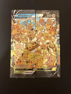 Pokemon TCG Pikachu V Union 4 Cards SWSH 139 140 141 & 142 Near Mint Condition - Image 1