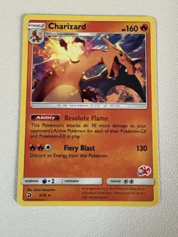 Pokemon TCG Charizard Dragon Majesty Holo Rare 3/70 Near Mint Condition Card - Image 1