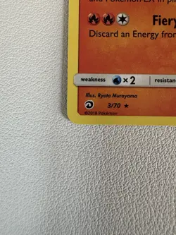 Pokemon TCG Charizard Dragon Majesty Holo Rare 3/70 Near Mint Condition Card - Image 3