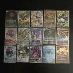 Pokemon TCG Modern Set IR’s 15-Card Lot Near Mint Condition For Cheap - Image 1