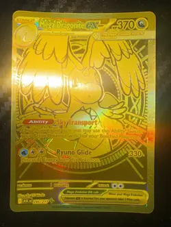 Mega Dragonite Ex 295/217 - Ascended Heroes - Gold Hyper Rare - Pokemon TCG - Image 1