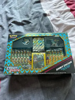 Pokemon TCG Crown Zenith Shiny Zacian Premium Figure Collection New Sealed - Image 1