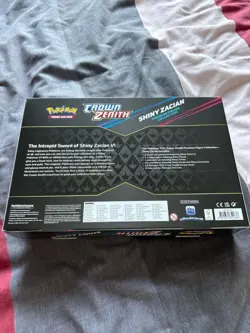 Pokemon TCG Crown Zenith Shiny Zacian Premium Figure Collection New Sealed - Image 2