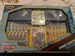 Pokemon TCG Crown Zenith Shiny Zacian Premium Figure Collection New & Sealed - Image 1