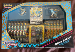 Pokemon TCG Crown Zenith Shiny Zacian Premium Figure Collection New & Sealed - Image 1