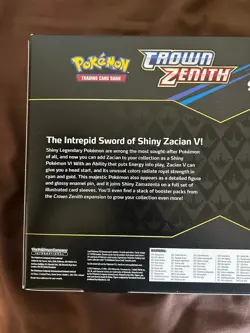 Pokemon TCG Crown Zenith Shiny Zacian Premium Figure Collection New & Sealed - Image 5