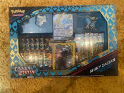 Pokemon TCG Crown Zenith Shiny Zacian Premium Figure Collection Sealed 🐸 Mint - Image 1
