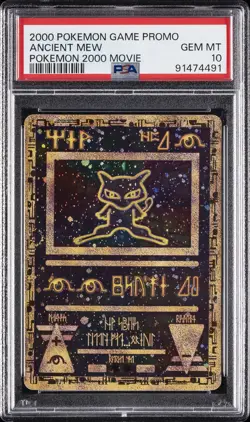 2000 POKEMON GAME MOVIE POKEMON 2000 MOVIE ANCIENT MEW PSA 10 - Image 1