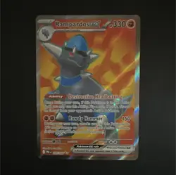 Pokemon TCG Rampardos ex 100/084 330 HP Holo Pokemon Card English - Image 1
