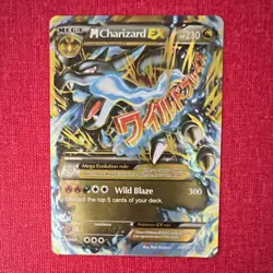 Pokemon TCG M Charizard EX 108/106 Flashfire Full Art MEGA EX Holo 230 HP - Image 1