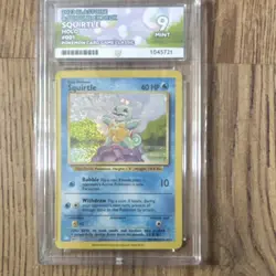 Pokemon TCG Squirtle 001/034 2023 Trading Card Game Classic Holo English ACE 9 - Image 1
