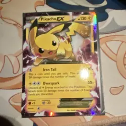 Pokemon Card TCG Pikachu EX XY84 Holo Black Star Promo 2015 - Celebi XY111Promo - Image 1