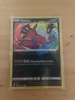 Yveltal 046/072 Shining Fates Amazing Rare Holo Pokemon TCG English 2021 - Image 1
