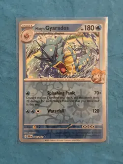 Misty's Gyarados 049/182 Destined Rivals Reverse Holo Pokemon Card NM - Image 1