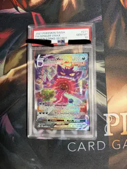 PSA 10 Gengar VMAX 271/264 Fusion Strike Alternate Art Pokemon TCG - Image 1