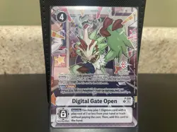 Digimon TCG Digital Gate Open Bandai Card Fest 25-26 Promo NM - Image 1