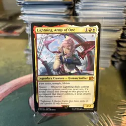 MTG Lightning, Army of One 0233 Final Fantasy Mythic Rare Regular EN - Image 1
