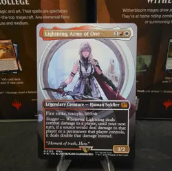 Lightning, Army of One (0320) (Borderless) Final Fantasy Regular - Image 1