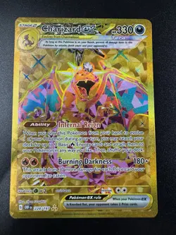 Pokemon TCG Charizard EX Hyper Rare Holo Card 228/197 Sv03: Obsidian Flames - Image 1
