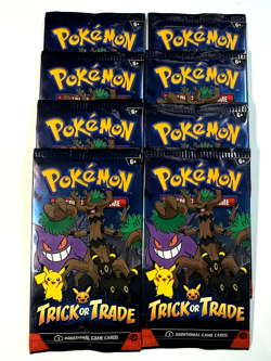 8 Packs Pokemon TCG Trick Or Trade 2024 Booster Pack Brand New Sealed - Image 1