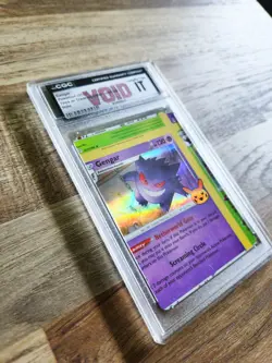 Pokemon Gengar Card Error Miscut NFC Trick or Trade 062/193 Holo Rare - Image 2