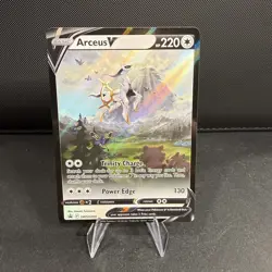 Arceus V SWSH204 Full Art Black Star Promo Pokemon TCG Card NM-M - Image 1