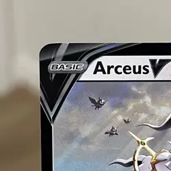 Arceus V SWSH204 Full Art Black Star Promo Pokemon TCG Card NM Holo - Image 2