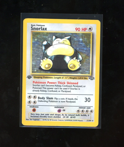 1ST EDITION 1999 Pokemon Jungle Snorlax 11/64 Holo Foil Rare WOTC - Image 1