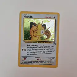 Meowth Black Star Promo #10 Holo Pokemon TCG - Image 1