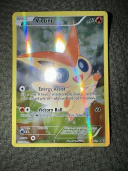 Pokemon TCG Victini XY117 Full Art Holo Black Star Promo Card - Image 1