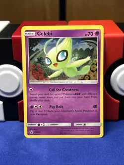 Celebi Holo SM224 Sun & Moon Black Star Promo Pokemon TCG Single Card - Image 1