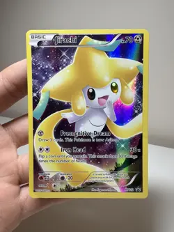 Pokemon TCG Jirachi XY112 Black Star Promo Full Art Holo Card MP - Image 1