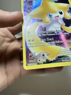 Pokemon TCG Jirachi XY112 Black Star Promo Full Art Holo Card MP - Image 4