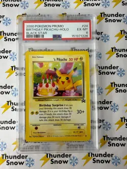 Birthday Pikachu Holo #24 Game Black Star Promo 2000 Pokemon PSA 6 151971226 - Image 1