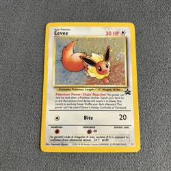 Pokemon TCG - Vintage - Eevee Holo Black Star Promo 11 - WOTC Wizards 1999-2000 - Image 1