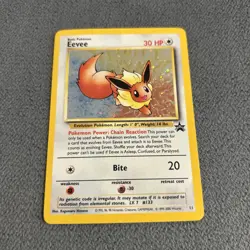 Pokemon TCG - Vintage - Eevee Holo Black Star Promo 11 - WOTC Wizards 1999-2000 - Image 2