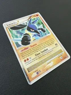 Lucario LV.X DP12 Black Star Promo Holo Pokemon Card 2007 EX - Image 2