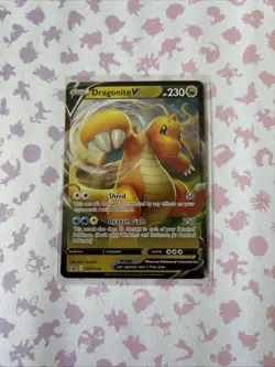 Dragonite V SWSH154 Black Star Promo Card Single - Pokemon Trading Card Game TCG - Image 1