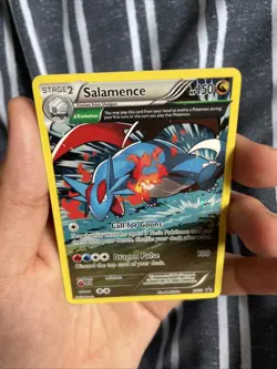 Pokemon TCG Salamence XY59 Cosmo Black Star Promo Holo Rare Card - Image 2