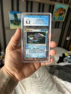 CGC 8.5 Kyogre ex 2003 Black Star Promos 001 Holo Pokemon Card - Image 1