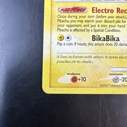Pokemon TCG Pikachu DP16 Black Star Promo Holo Basic English 2007 60 HP - Image 5