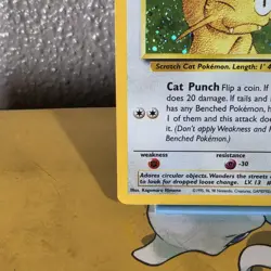 Pokemon Meowth #10 Holo GameBoy Black Star Promo WOTC 2000 Lp - Image 5