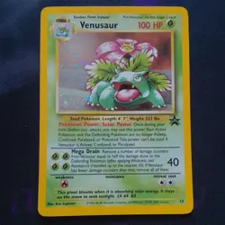 WOTC Pokemon Black Star Promo Venusaur 13 NM-MTU Holo Rare vintage 2000 - Image 1